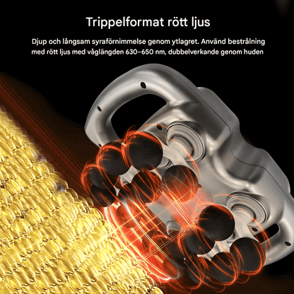 MyoRelief – Professionell Muskelmassagepistol med 16 Massagehuvuden & 9 Lägen för Djupare Återhämtning