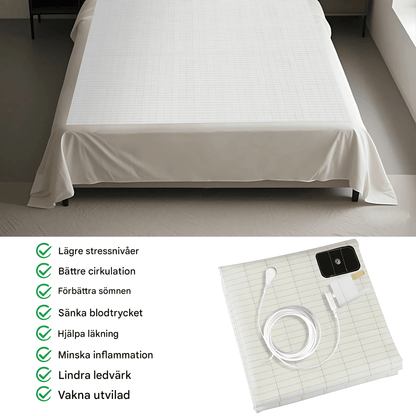 ALVAR – Jordande Lakan med Silverfiber & Organisk Bomull för Sömn och Energi