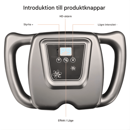MyoRelief – Professionell Muskelmassagepistol med 16 Massagehuvuden & 9 Lägen för Djupare Återhämtning