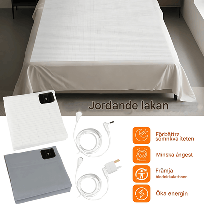 ALVAR – Jordande Lakan med Silverfiber & Organisk Bomull för Sömn och Energi