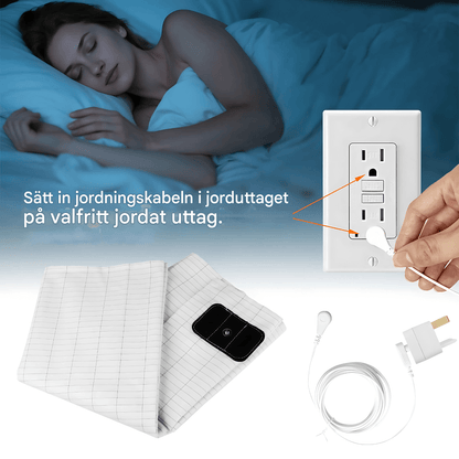 ALVAR – Jordande Lakan med Silverfiber & Organisk Bomull för Sömn och Energi