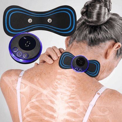 MuscleCare – Elektrisk EMS Puls Halsmassager Med Gelpude Og Intensitetsniveauer