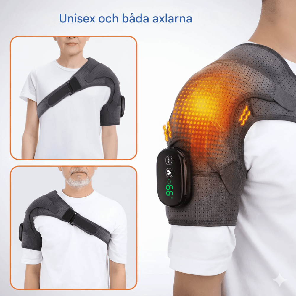 JointEase – Elektrisk støtte med varme og vibration til smertelindring