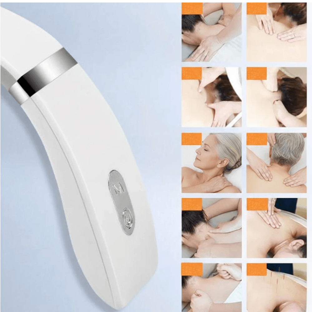 WarmPress – Portabel Mini Massager För Nack Och Axlar Med Värme