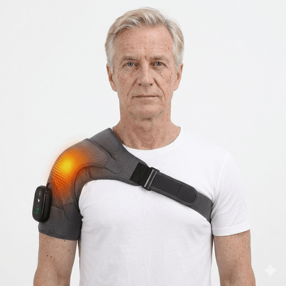 JointEase – Elektrisk støtte med varme og vibration til smertelindring