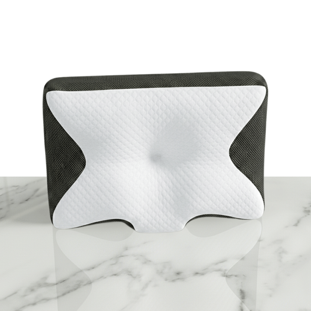 NeckRest – Ortopædisk sovepude i memory foam til nakkemassage og behagelig søvn