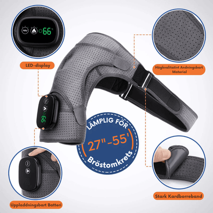 JointEase – Elektrisk støtte med varme og vibration til smertelindring