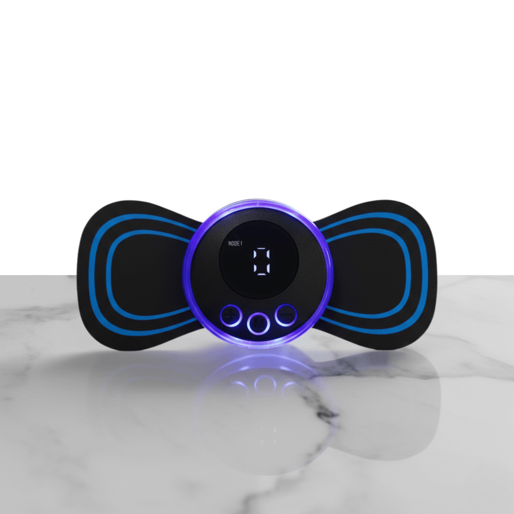 MuscleCare – Elektrisk EMS Puls Halsmassager Med Gelpude Og Intensitetsniveauer