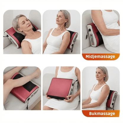 HeatKneader – Multifunktionell Nack Och Ryggmassager Med Justerbar Värme